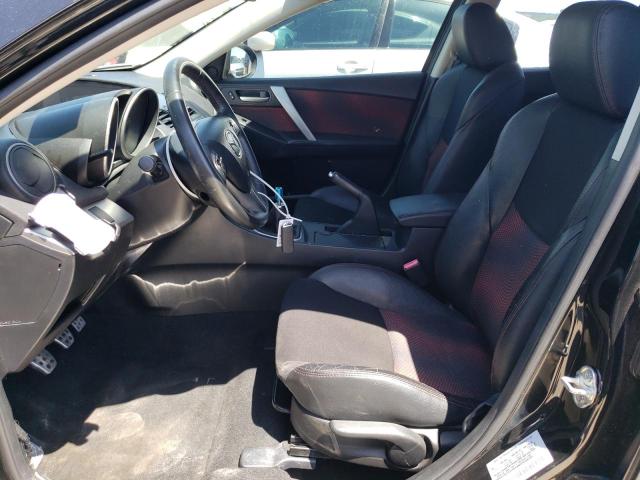 JM1BL1L37D1783068 - 2013 MAZDA SPEED 3 შავი ფოტო 7