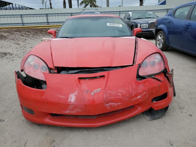 1G1YR2DW7A5102492 - 2010 CHEVROLET CORVETTE GRAND SPORT RED photo 5