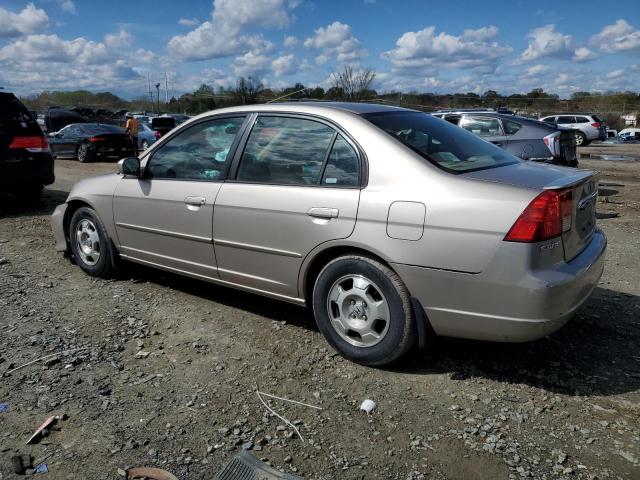 JHMES96663S015139 - 2003 HONDA CIVIC HYBRID TAN photo 2