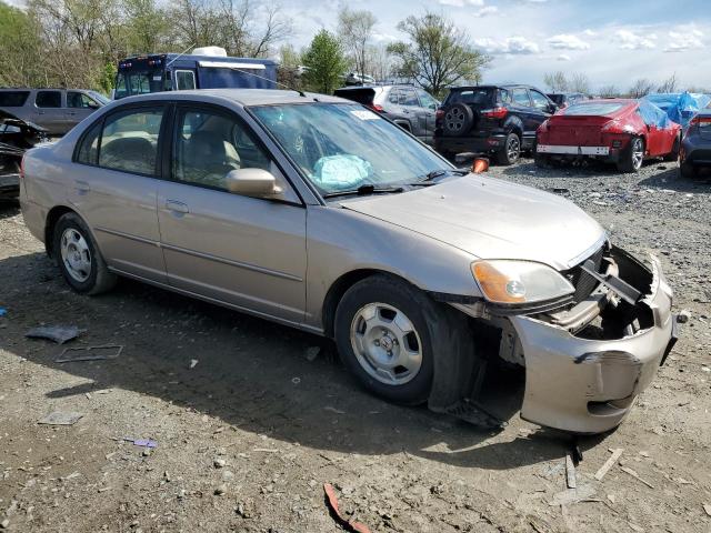 JHMES96663S015139 - 2003 HONDA CIVIC HYBRID TAN photo 4