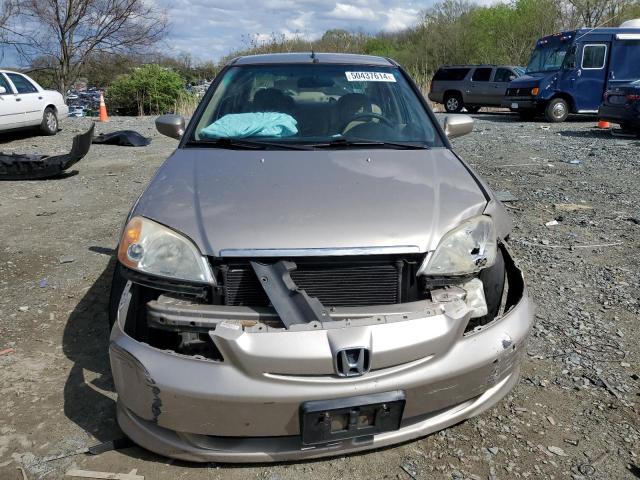 JHMES96663S015139 - 2003 HONDA CIVIC HYBRID TAN photo 5