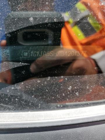 1G1JA5SH8D4201377 - 2013 CHEVROLET SONIC LS WHITE photo 12