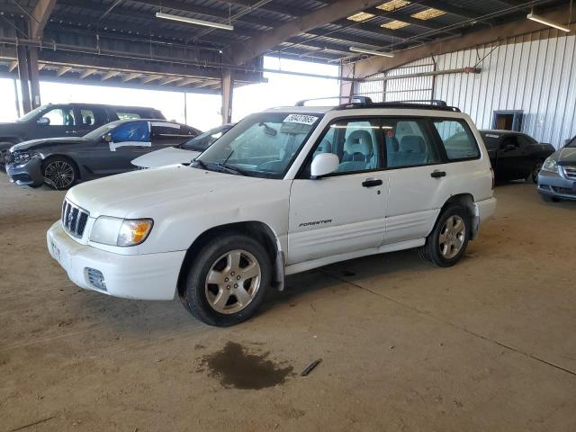 JF1SF65682G716913 - 2002 SUBARU FORESTER S WHITE photo 1