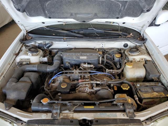 JF1SF65682G716913 - 2002 SUBARU FORESTER S WHITE photo 11