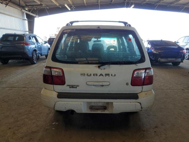 JF1SF65682G716913 - 2002 SUBARU FORESTER S WHITE photo 6
