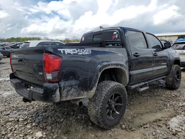 3TMCZ5AN2JM175729 - 2018 TOYOTA TACOMA DOUBLE CAB BLACK photo 3