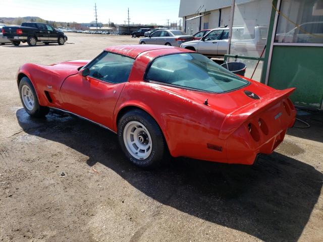 1Z8789S438683 - 1979 CHEVROLET COVETTE RED photo 2