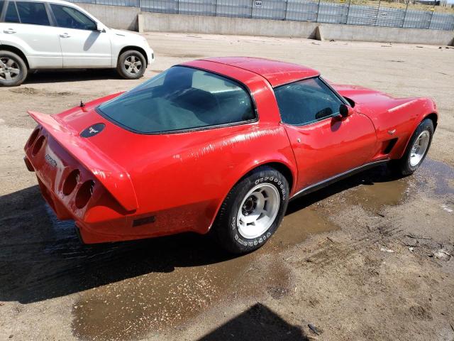 1Z8789S438683 - 1979 CHEVROLET COVETTE RED photo 3