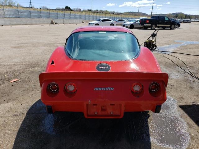 1Z8789S438683 - 1979 CHEVROLET COVETTE RED photo 6