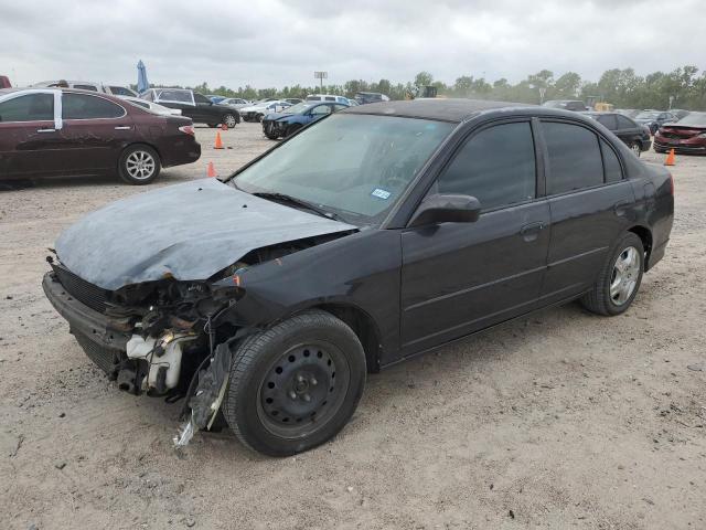 2HGES16594H621751 - 2004 HONDA CIVIC LX BLACK photo 1