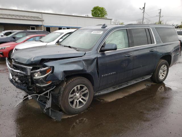 1GNSKHKC1KR247901 - 2019 CHEVROLET SUBURBAN K1500 LT BLUE photo 1