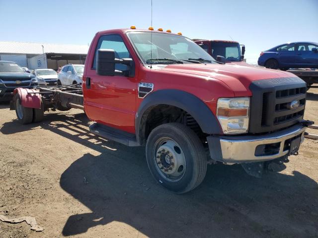 1FDAF57RX9EA20823 - 2009 FORD F550 SUPER DUTY RED photo 1