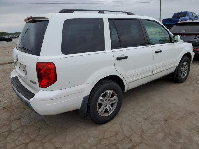 5FNYF18665B013392 - 2005 HONDA PILOT EXL WHITE photo 3