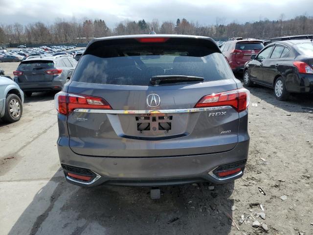 5J8TB4H70HL016372 - 2017 ACURA RDX ADVANCE GRAY photo 6