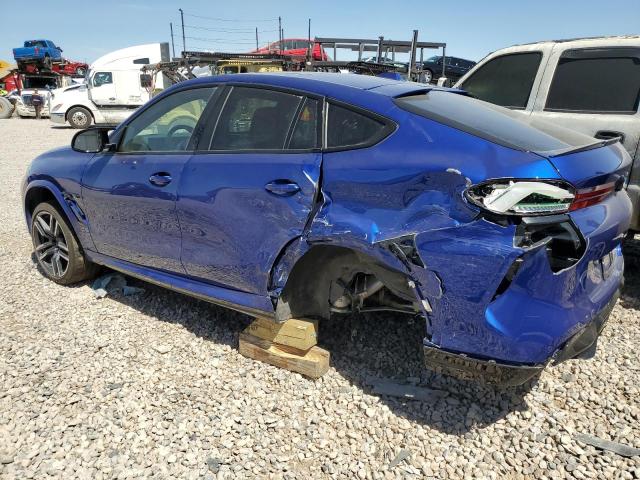 5YM23ET02R9T67216 - 2024 BMW X6 M COMPETITION BLUE photo 2