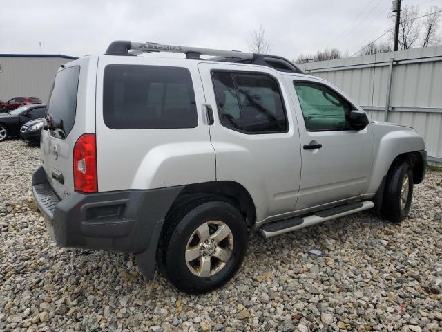 5N1AN0NWXAC518177 - 2010 NISSAN XTERRA OFF ROAD SILVER photo 3