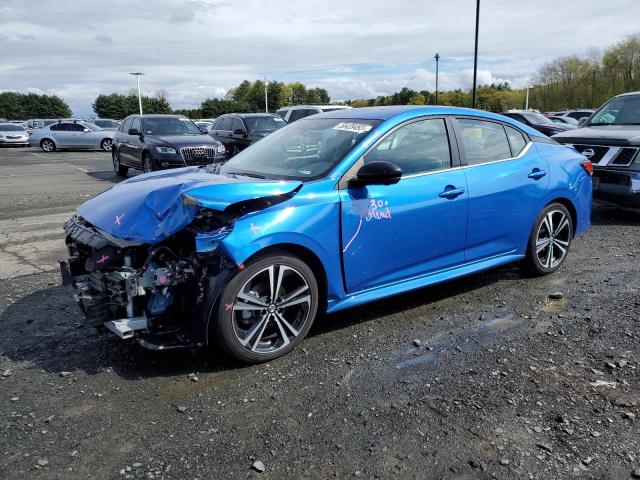 3N1AB8DV0NY284586 - 2022 NISSAN SENTRA SR BLUE photo 1