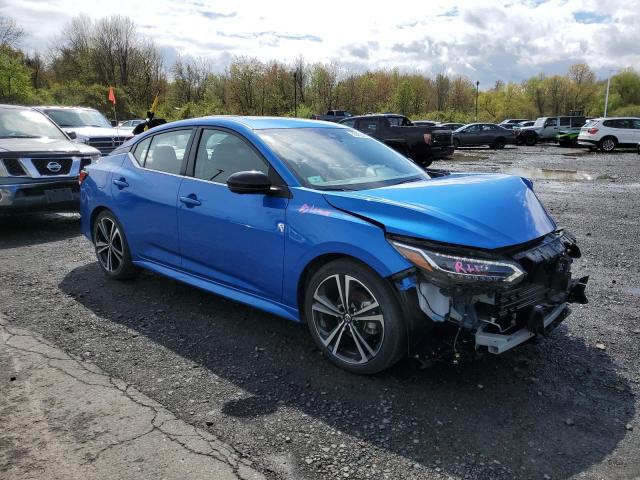 3N1AB8DV0NY284586 - 2022 NISSAN SENTRA SR BLUE photo 4