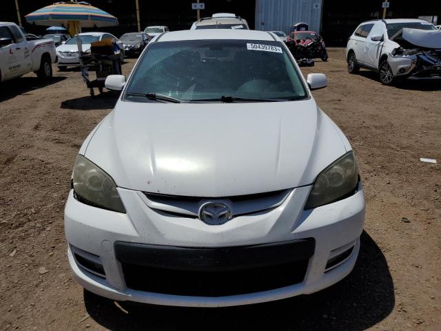 JM1BK34L491212352 - 2009 MAZDA SPEED 3 WHITE photo 5