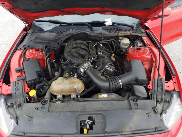 1FA6P8AM1F5383650 - 2015 FORD MUSTANG RED photo 11