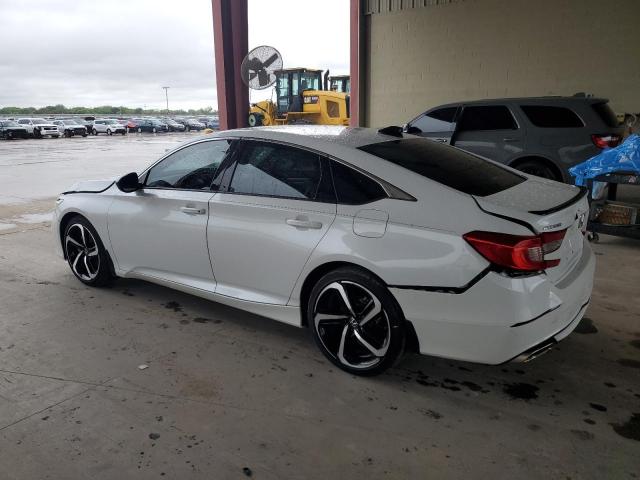 1HGCV1F36NA084950 - 2022 HONDA ACCORD SPORT WHITE photo 2