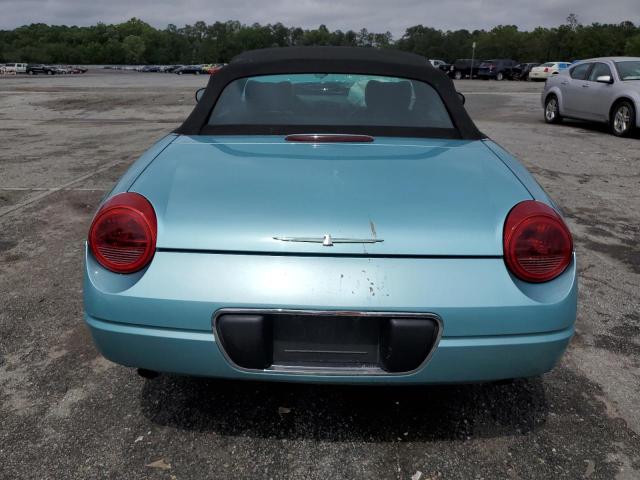 1FAHP60A62Y113844 - 2002 FORD THUNDERBIR TURQUOISE photo 6