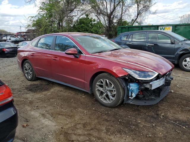 KMHL64JA6PA332387 - 2023 HYUNDAI SONATA SEL RED photo 4