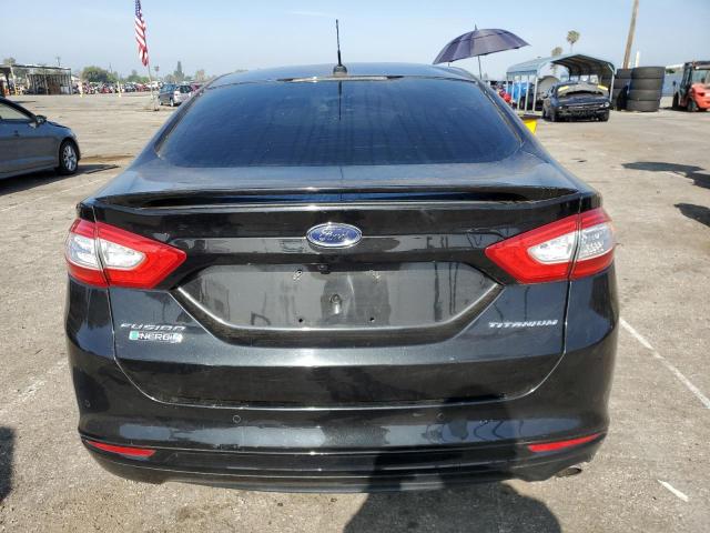 3FA6P0SU9DR235241 - 2013 FORD FUSION TITANIUM PHEV BLACK photo 6