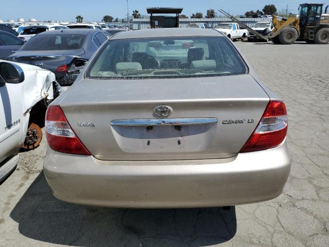 4T1BE32K14U350550 - 2004 TOYOTA CAMRY LE TAN photo 6