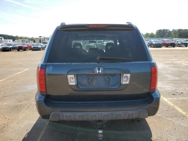 5FNYF18515B028941 - 2005 HONDA PILOT EXL GRAY photo 6