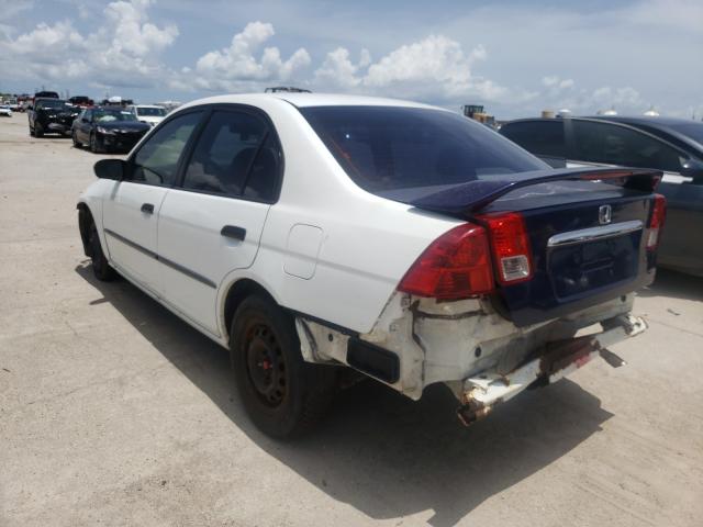 2HGES16364H607854 - 2004 HONDA CIVIC DX VP WHITE photo 3