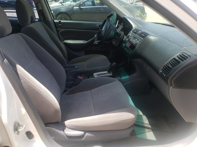 2HGES16364H607854 - 2004 HONDA CIVIC DX VP თეთრი ფოტო 5
