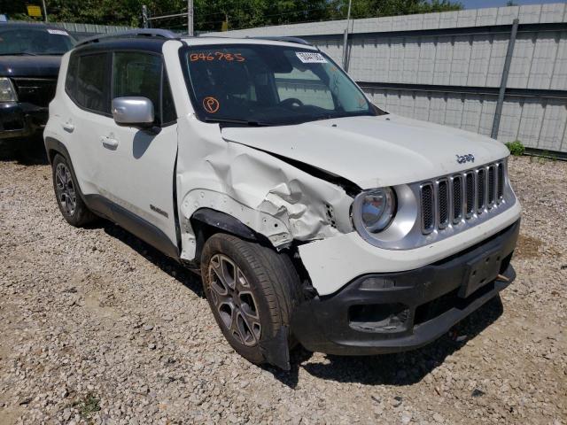 ZACCJADT1FPB46785 - 2015 JEEP RENEGADE LIMITED WHITE photo 1