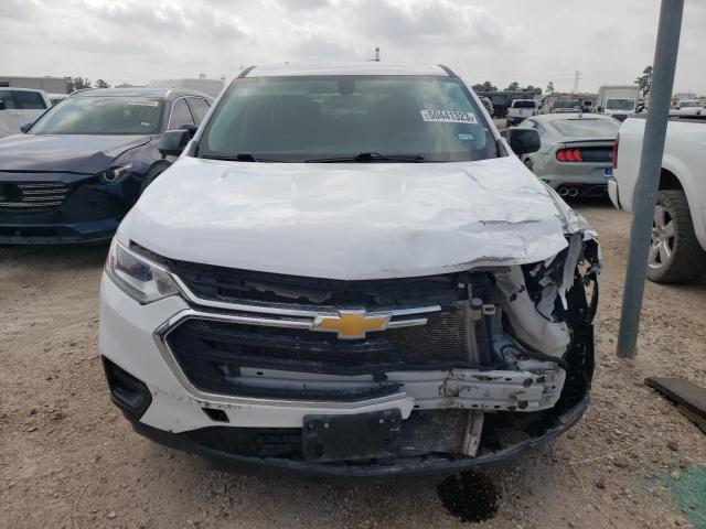 1GNERFKWXLJ268026 - 2020 CHEVROLET TRAVERSE LS WHITE photo 5