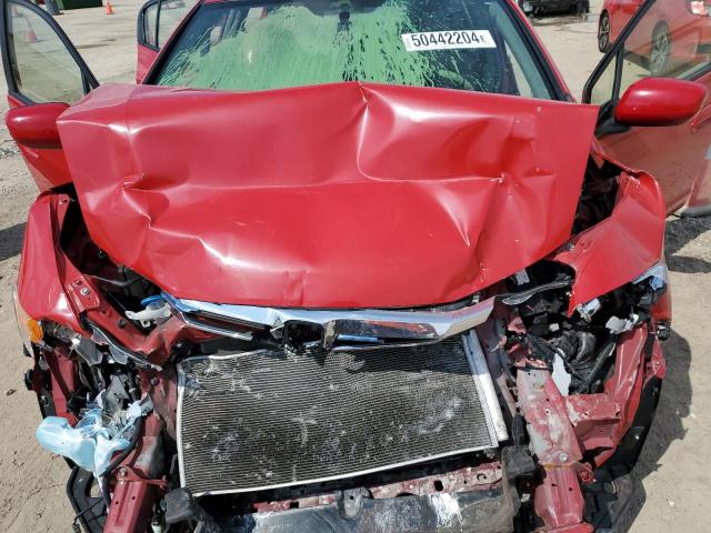 JHMZE2H3XDS005430 - 2013 HONDA INSIGHT RED photo 11