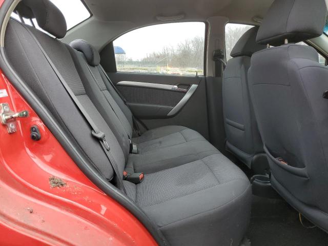 KL1TD5DE6AB076243 - 2010 CHEVROLET AVEO LS 红色 照片 10