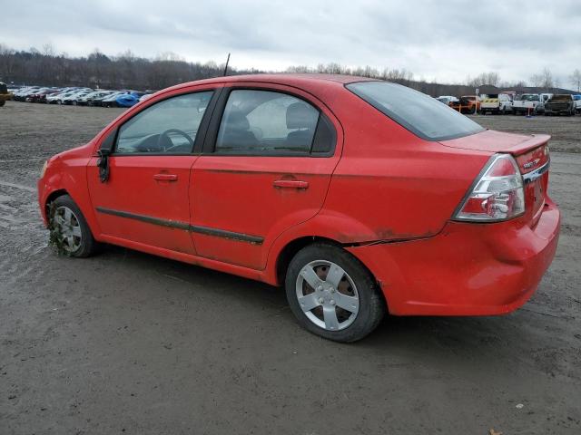 KL1TD5DE6AB076243 - 2010 CHEVROLET AVEO LS 红色 照片 2