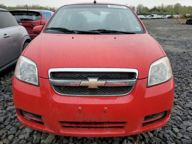 KL1TD5DE6AB076243 - 2010 CHEVROLET AVEO LS 红色 照片 5