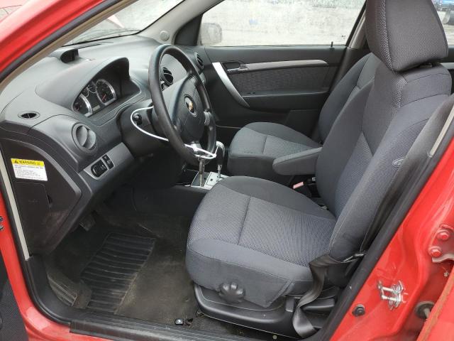 KL1TD5DE6AB076243 - 2010 CHEVROLET AVEO LS 红色 照片 7