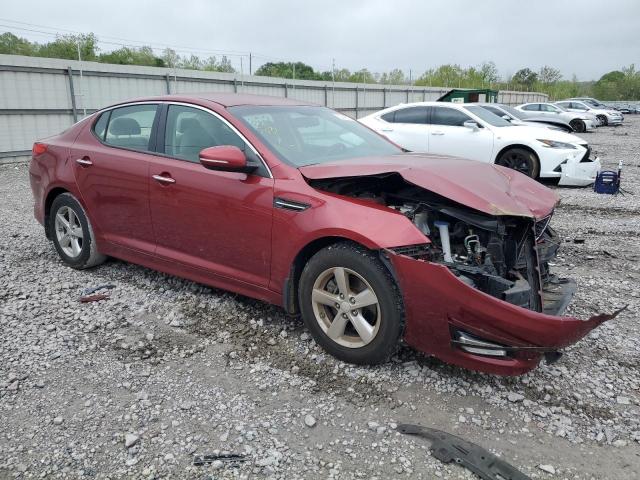 5XXGM4A78FG386986 - 2015 KIA OPTIMA LX RED photo 4