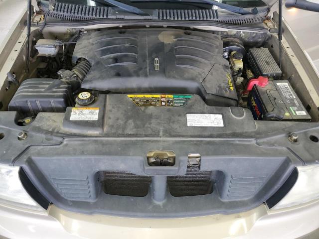 5LMEU68H64ZJ21374 - 2004 LINCOLN AVIATOR ოქროსფერი ფოტო 12