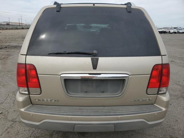5LMEU68H64ZJ21374 - 2004 LINCOLN AVIATOR ოქროსფერი ფოტო 6