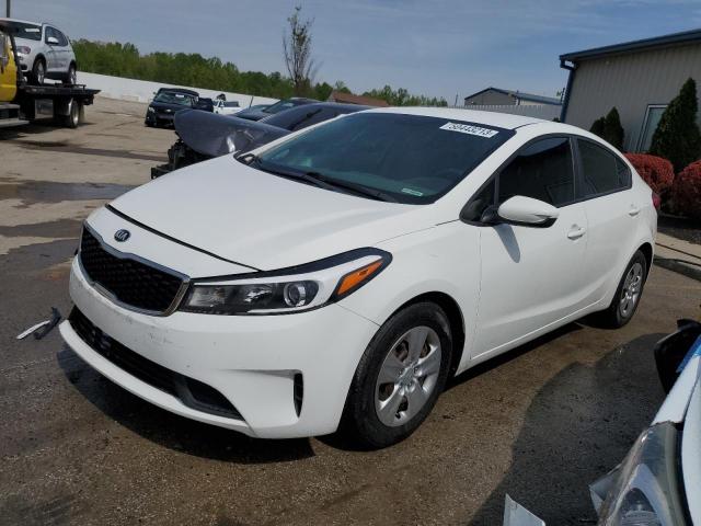 3KPFK4A73HE079416 - 2017 KIA FORTE LX WHITE photo 1