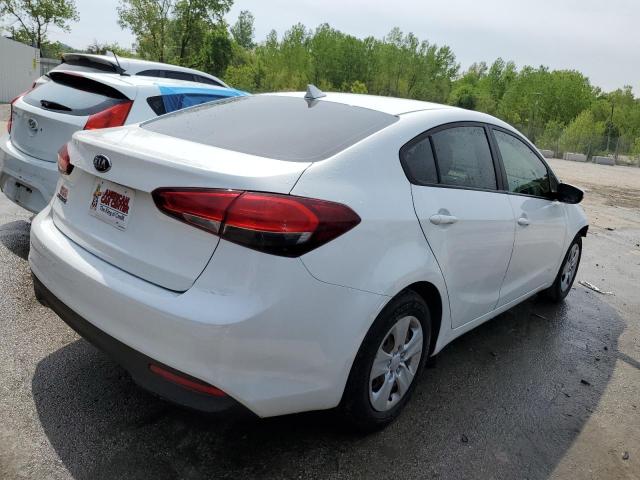 3KPFK4A73HE079416 - 2017 KIA FORTE LX WHITE photo 3