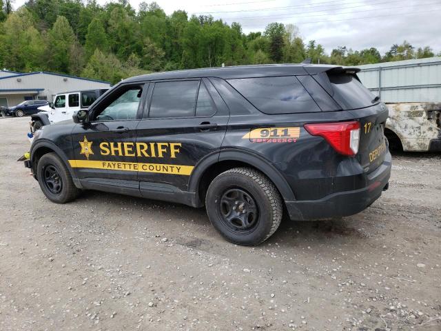 1FM5K8AB4MGC01018 - 2021 FORD EXPLORER POLICE INTERCEPTOR BLACK photo 2