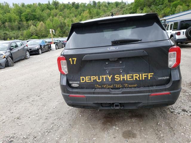 1FM5K8AB4MGC01018 - 2021 FORD EXPLORER POLICE INTERCEPTOR BLACK photo 6