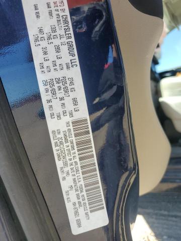 2C4RC1CG2CR415991 - 2012 CHRYSLER TOWN & COU TOURING L BLUE photo 13