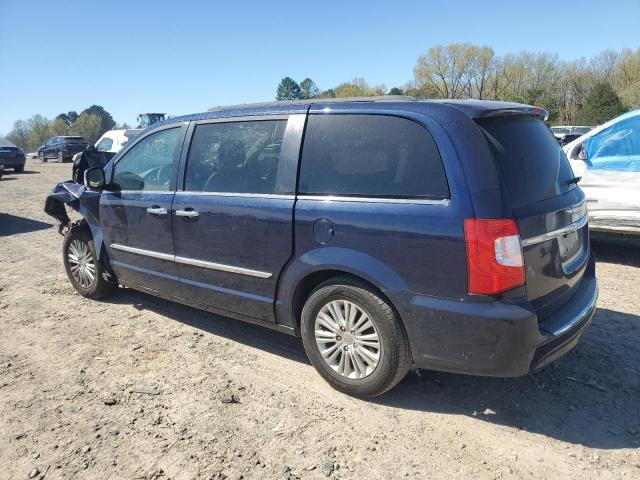 2C4RC1CG2CR415991 - 2012 CHRYSLER TOWN & COU TOURING L BLUE photo 2