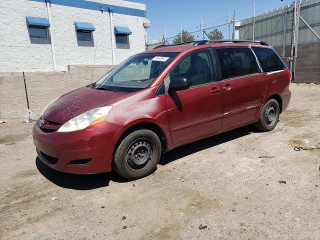 5TDZK23C87S013296 - 2007 TOYOTA SIENNA CE RED photo 1