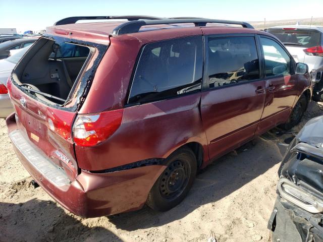 5TDZK23C87S013296 - 2007 TOYOTA SIENNA CE RED photo 3